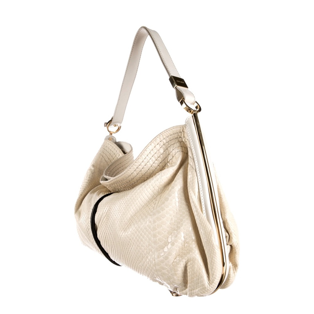 Creme python Jimmy Choo Ayse hobo